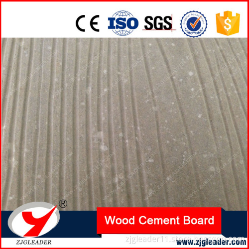 Wood grained fiber cement board